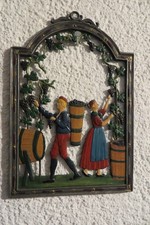 Wilhelm Schweizer Diessen WEINERNTE aus Zinn um 1970