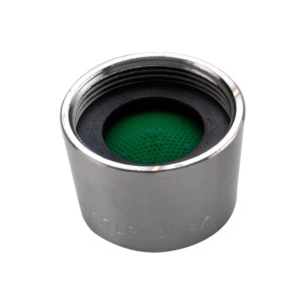 Builders 4 In. Centerset 1.2 GPM Bathroom Sink Faucet Aerator in Brushed Nickel