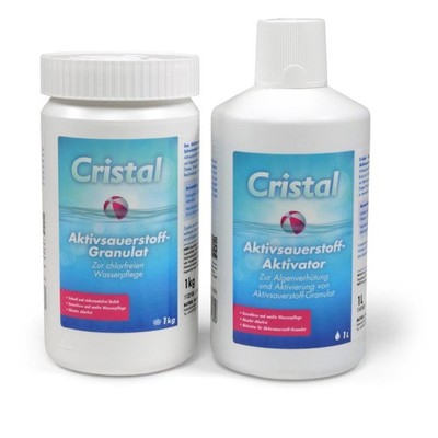 SPAR-SET je 1x Sauerstoff Granulat & O2 Aktivator CRISTAL - BAYROL ohne Chlor