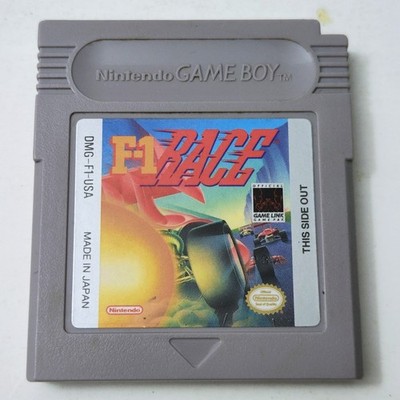F1 Race Nintendo (Game Boy 1990) Cartridge Only W Case Tested & Authentic