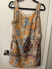 Lila Rose Sleeveless Shift Dress Classic Lined SZ 10