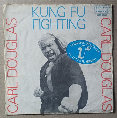 Vinyl 45 Runden Carl Douglas - Kung Fu Fighting / Gamblin' Man 1974
