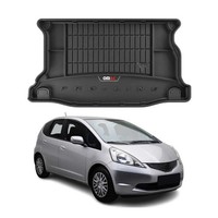 Omac Gummi Kofferraumwanne FüR Honda Jazz 2008-2014 TPE Laderaumwanne Schwarz