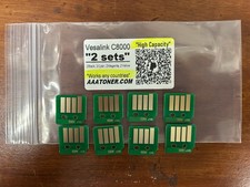 8 x METERED Toner Chip 58 - 59/60/61 for Xerox VersaLink C8000 Refill