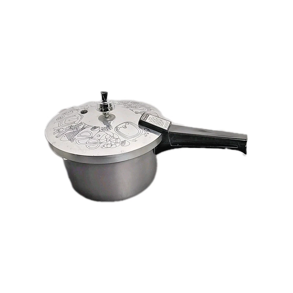 Vintage Presto Deluxe 4 Qt Pressure Cooker A4I4A With Decorative Lid USA