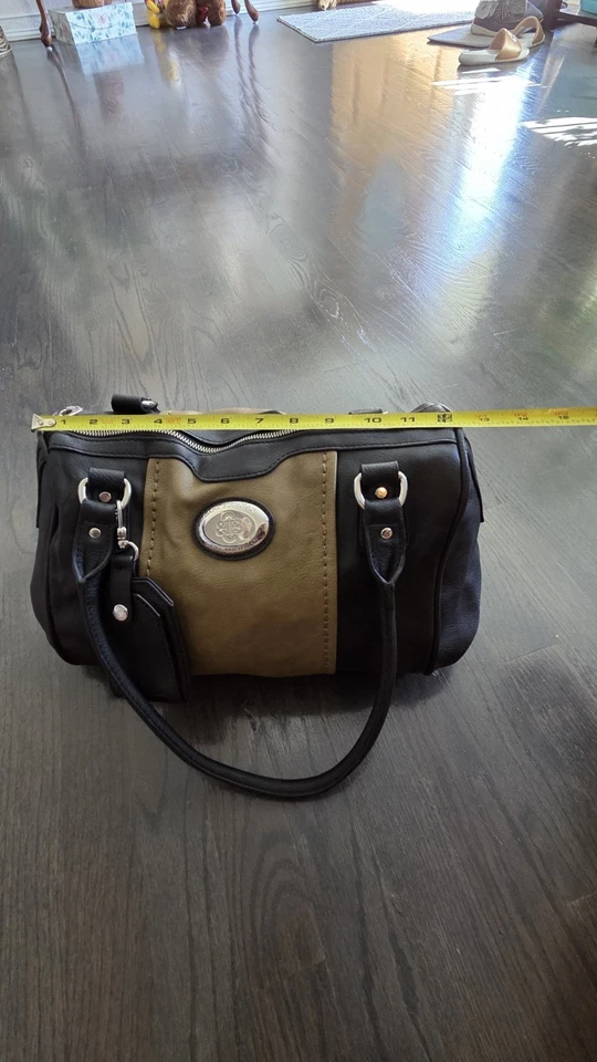 Bolso de hombro DANA BUCHMAN marfil blanco tostado imitación cuero vegano Foto 2 de 4