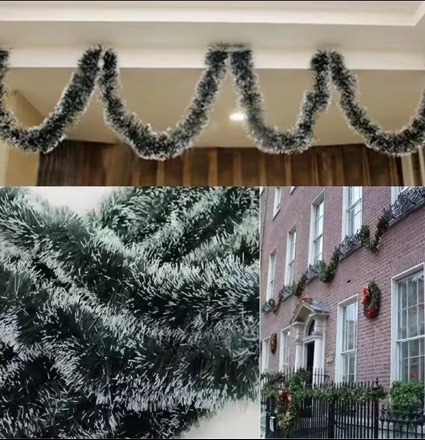 Ghirlanda Natalizia 2M + Nastri Decorazione Casa Cucina Vigilia di Natale Nozze - Bild 2 von 4