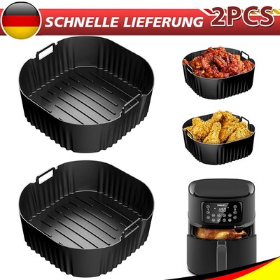 2 Stück Silikonform Heißluftfritteuse für Cosori TurboBlaze 5,5L/6,0L/6,2L