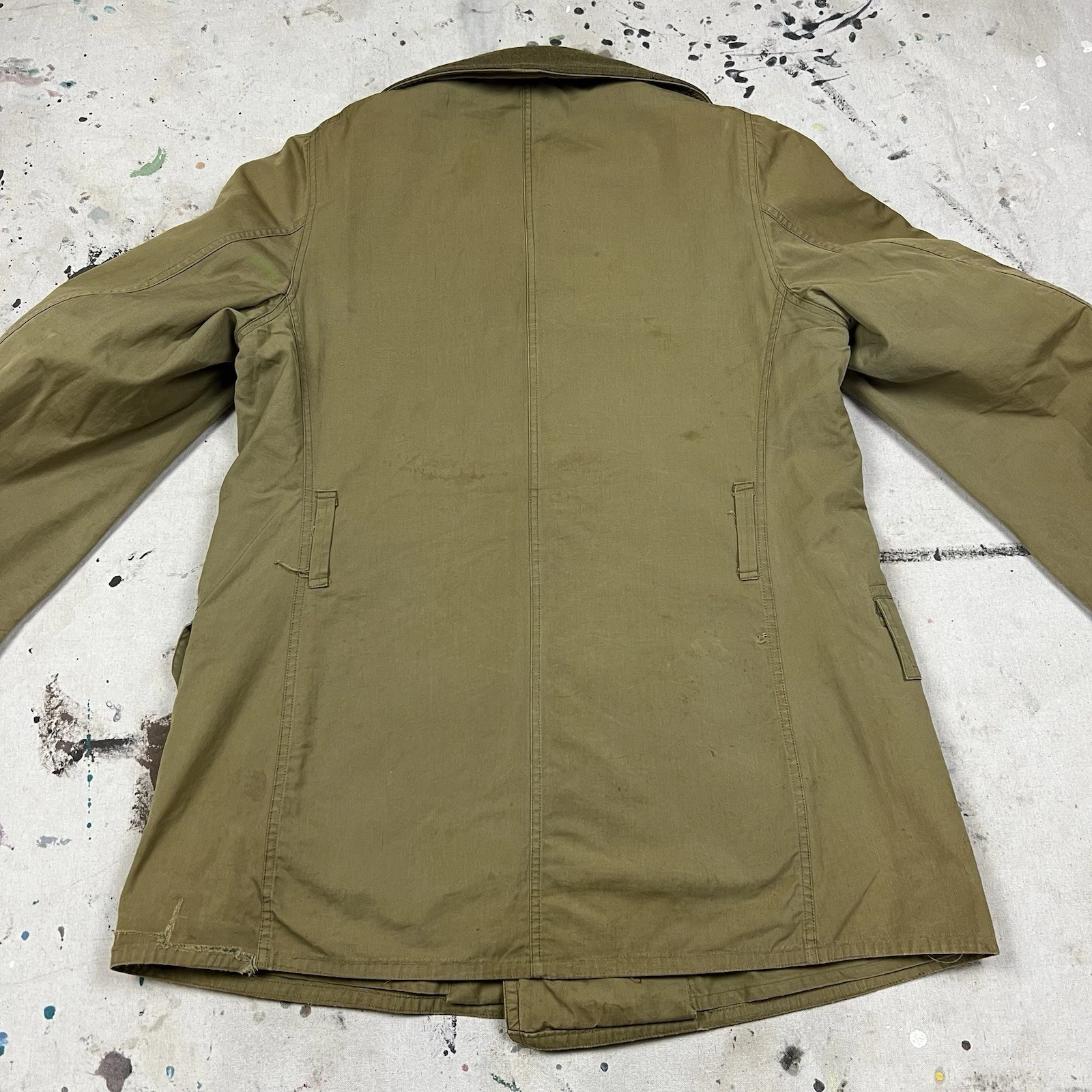 Vintage 40s WW2 Jeep Coat Mackinaw Jacket M1938 Size 36 Barnstormer Military image 3