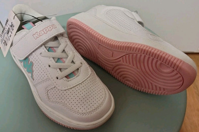 Kappa   Mädchen Sport Schuhe/ Turnschuhe/Sneaker  Gr.28  Weiß  Neu 