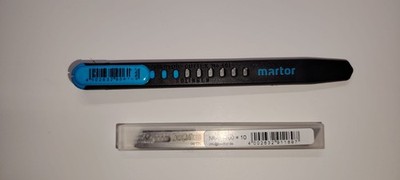    Martor Argentax Cuttex 9 mm Nr.46102.08 + 10 Ersatzklingen Gratis   