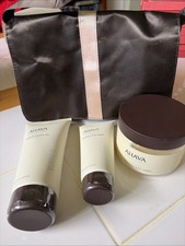 AHAVA Dead Sea Water Set Mineral Shower Gel, Hand Cream And Body Sorbet With Bag