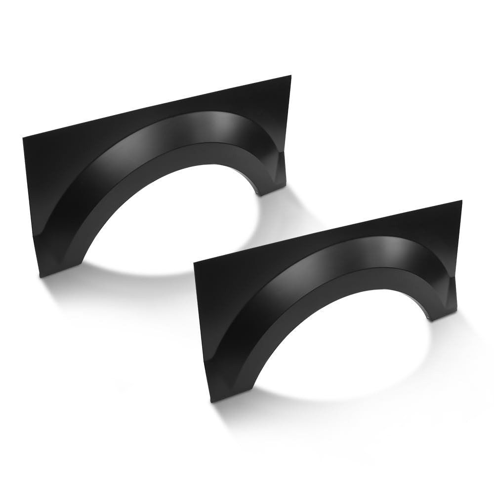 Rear Left Right Wheel Arch Repair Panels for Ford F150 2004 2008 Crew Cab Black