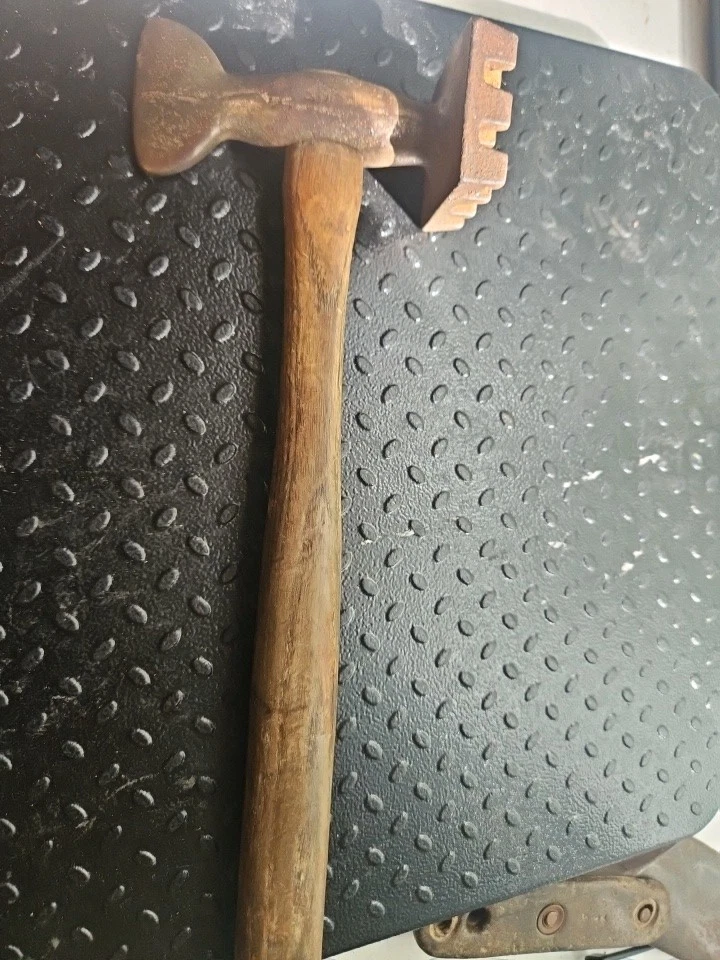 Vintage Meat Tenderizing Mallet Hammer Wooden Handle 10" Primitive Farmhouse
Opens in a new window o