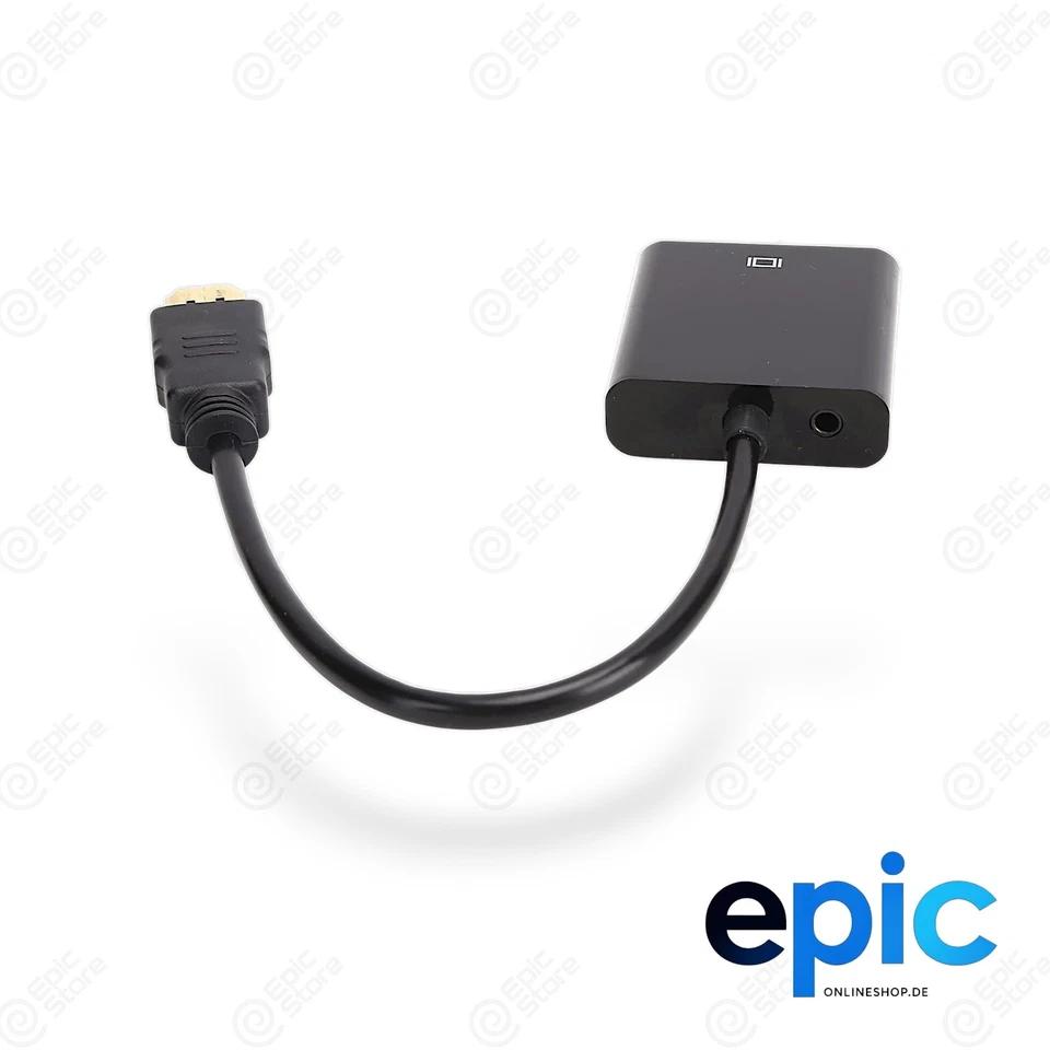 HDMI zu VGA Video Adapter Konverter für Computer Beamer TV PS4 - Bild 2 von 4