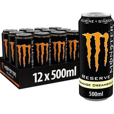 Monster Reserve Orange Dreamsicle 12 X 500ml Cans, Limited Stock!