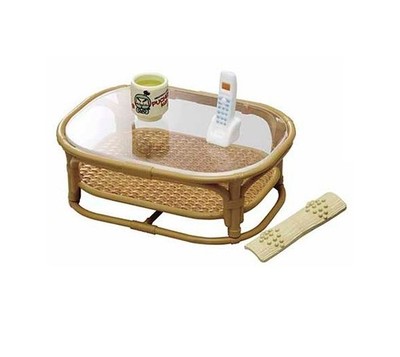 Re-Ment OUR HOME, #7 - Phone + Living Room Table + Teacup -Dollhouse Miniatures