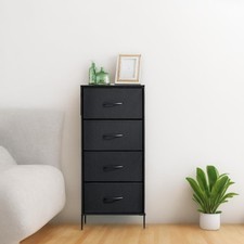 Fabric Dressers Cabinet with 4 Drawer, Chest of Drawers for Living Room, Bedroom