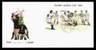 DR WHO 1995 IRELAND FDC RUGBY WORLD CUP S/S L1 M77333