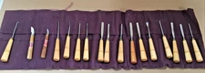 Lot of 16 Dastra Germany Carving Chisels 