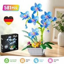581Stk Blumen Bausteine Set Blumenstrauß Bau...