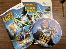 Star Wars: The Clone Wars Lightsaber Duels - Nintendo Wii - Complete w/ Booklet