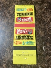 Wendy s Matchbook Cover