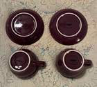Starbucks 2007 Purple Leaf Cup and Saucer Set of 2 — photo 3