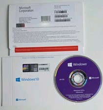 Microsoft Windows 10 Pro DVD Paket Deutsch  Neu & Versiegelt  
