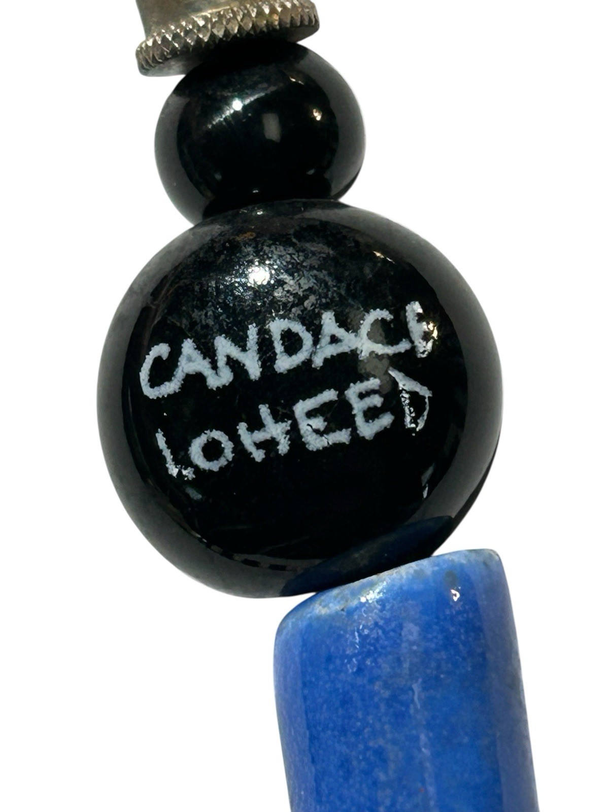 Vintage Ruby Z ~ Candace Loheed ~ Ceramic Beaded … - image 3