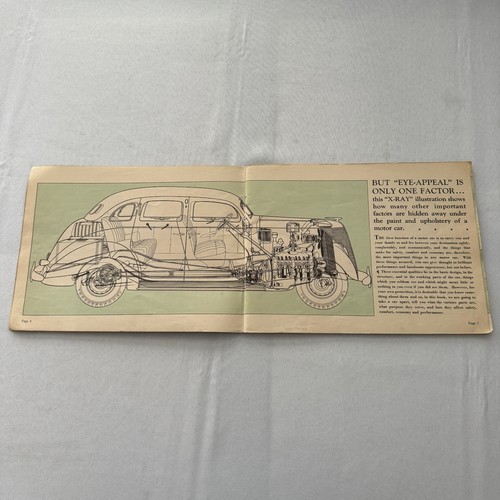 1937 Ford Car Sales Brochure Catalog Vintage CANADIAN V8 Deluxe Convertible + - Picture 19 of 23