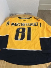 Jonathan Marchessault Nashville Predators Autographed Jersey JSA Certified