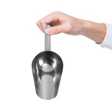 Dog Food Measuring Scoop Stainless Steel Metal Horse Feed 2 Cup