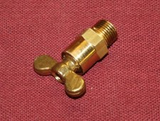 Brass Drain Cock Valve Gas Oil Tractor Fuel Engines Motor 1/4 inch NPT DC10014