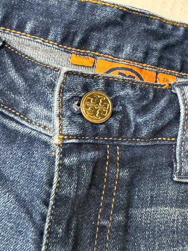 Tory Burch Denim Roll Hem Jean Shorts Women’s Size 26 - Picture 2 of 8