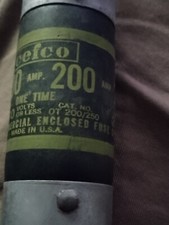 Cefco 200 One Time 200 Amp 250 Volt 200/250 Fuse Made  n USA