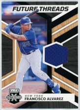 2022 Elite Extra Edition Future Threads #44 Francisco Alvarez New York Mets