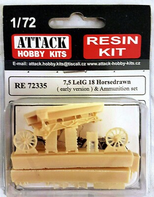 Attack RE72335 7,5 LeIG 18 Horsedrawn Early Version 1:72 Zustand 1: Versiegelt