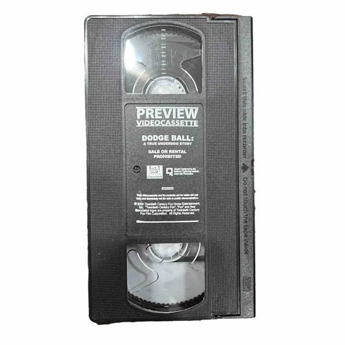 Dodgeball (VHS 2004) Vince Vaughn & Ben Stiller RARE HTF Preview / Screener - Picture 6 of 7