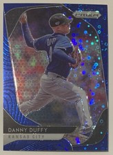 Danny Duffy 2020 Panini Prizm Baseball #121 Blue Donut Circles Prizm /199