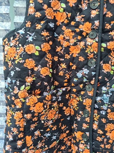 Abrigo sin mangas floral viscosa Ichi para dama - talla 38 nuevo con etiquetas PVP £64,99 - Imagen 2 de 7