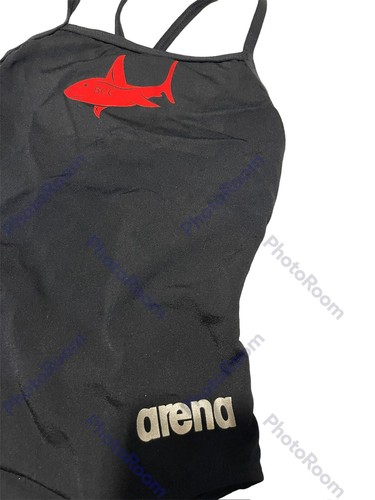 *Arena Girls Origami Light Tech Back MaxLife Swimsuit Black Size 22 - Picture 2 of 4