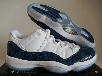 jordan 11 low le white black navy