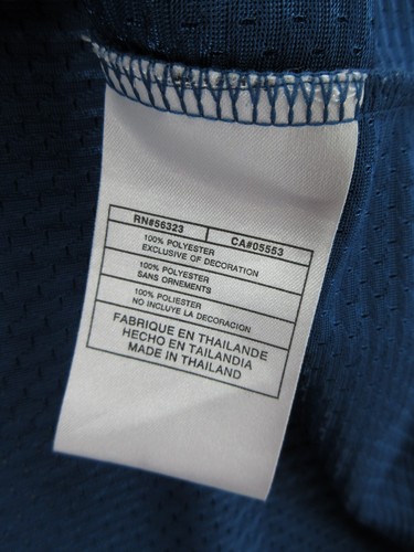 VINTAGE Nike Jacket Boys Kid Medium Blue Track Coat Warm Up Soccer Mesh Full Zip - Picture 10 of 11