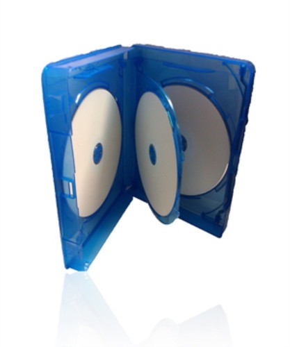 3 Blu ray 3 Way Case 25mm Spine for Holding 3 Disk New Replacement Amaray Cover - 第 2/5 張圖片
