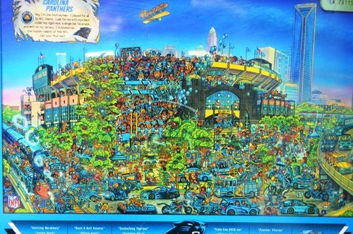 SEALED NFL YOU THE FAN CAROLINA PANTHERS 500 PIECE PUZZLE WITH POSTER - Picture 3 of 3
