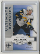 07-08 2007-08 Ultimate Collection #69 Mike Weber 059/499 Nashville Predators 