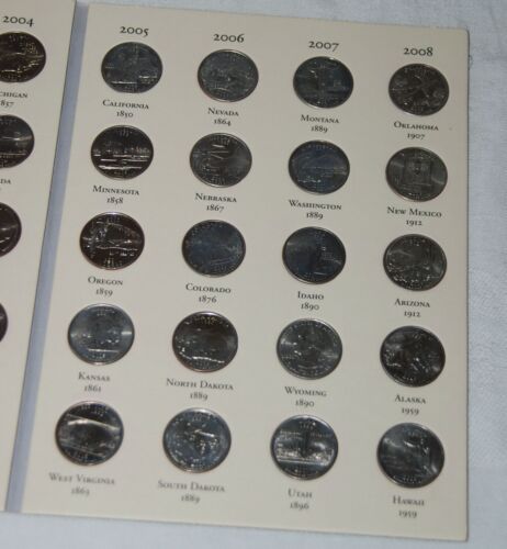 1999-2008 Complete U.S. Fifty State Quarters Coin Set w/ Littleton Album - Picture 3 of 5