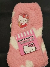 Hello Kitty Valentine's Day Embroidered Fuzzy Socks 2025 CVS NWT