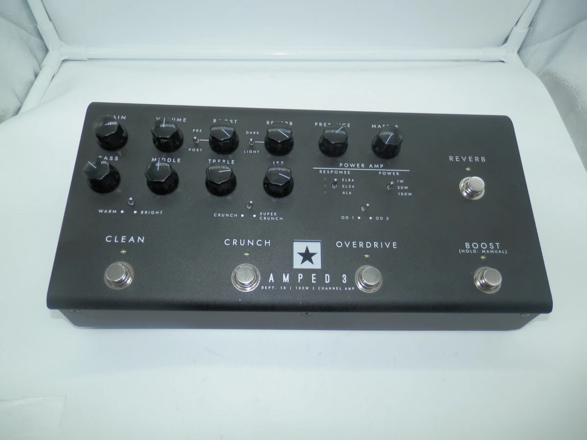 Blackstar Dept. 10 Amped 3 100 watt 3-Channel Amplifier Pedal used